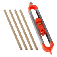 5Pcs Profile Scribing Ruler Contour Gauge w/ Lock Adjustable Locking Precise Woodworking Measuring Gauge Carpenter Tool +Pencil