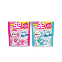 【日本P&G Bold】強洗淨4合1消臭柔軟香氛洗衣凝膠球92顆/袋(洗衣球膠囊衣物柔軟花香洗衣機槽防霉洗劑)