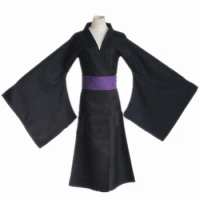 Noragami Iki Hiyori Noragami Yato Black Kimono Yukata Cosplay Costume 11