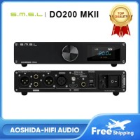 SMSL DO200 MKII Audio DAC ES9068AS*2 XMOS XU316 Bluetooth 5.1 CD Decoder MQA Full Decoding OPA1612*5 op amp DSD512 768KHZ 32Bit