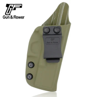 Glock 17/19 Holster Tactical Gear Kydex Holster Army Green Inside the Waistband Concealed Pistol Holder Pouch for Glock 19/23/32