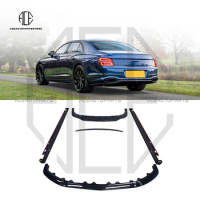 Newest Carbon Fiber Front Lip Rear Diffuser Side Skirts Ducktail Wing Body Kit For Bentley Flying Spur 2020-23 W12 Style Bodykit