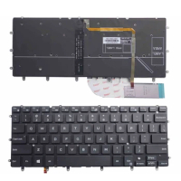 New Keyboard FOR DELL XPS 13 9343 xps13 9350 9360 15BR N7547 N7548 17-3000 US BLACK laptop keyboard Backlight