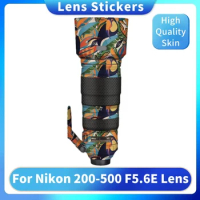 For Nikon 200-500 F5.6E Decal Skin Vinyl Wrap Film Camera Lens Protective Sticker AF-S NIKKOR 200-500mm F/5.6 5.6 F5.6 E ED VR