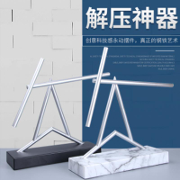 【公司貨優質服務】牛頓擺永動儀辦公室擺件科技鋼鐵俠混沌永動機高檔反重力創意禮品
