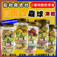 ✪四寶的店✪PV 魔法村 小動物 高蛋白蟲球凍乾 35g/包 倉鼠/黃金鼠/蜜袋鼯/刺蝟/爬蟲/鳥零食