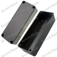 2 Pcs Black Sealed Closed Type 5 String Bass Guitar Pickup Covers/Lid/Shell/Top / 4 Screw hole