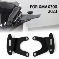 Rearview Mirrors 2023 For YAMAHA XMAX 300 X-MAX 300 XMAX300 Motorcycle Side Mirror Support Stand Forward Moving Bracket