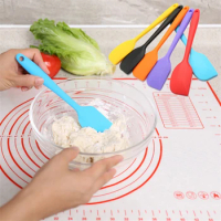 1Pc Silicone Baking Bakeware Bread Pastry Oil Cream BBQ Utensil Cooking Tool Brush Butter Cream Spatula