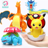 ✨Original Mainan Anak Pokemon Pokeball Toy With Pokemon Action Figure Poke Ball Game Toys Pikachu Ch