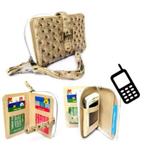 Grosir Dompet Kulit Lite H Pocket Mini Buckle Pocket Koin Vegan Leather ABU ABU