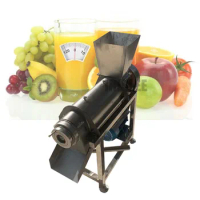 Industrial stainless juice vegetable extractor / spiral juice screw squeezer / apple juicer machine For Sale