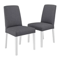 BERGMUND 餐椅, 白色/gunnared 灰色