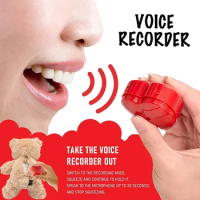 Heart Shaped Voice Recorder Recordable Sound Module Plush Toy Mini Recorder Programmable Sound Button 30 Seconds Recording
