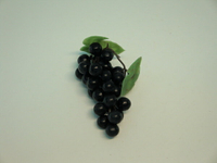 《食物模型》葡萄-特小黑 水果模型 - B1002B