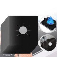 4/8PC Stove Protector Cover Liner Gas Stove Protector Gas Stove Stovetop Burner Protector Kitchen Accessories Mat Cooker Cover