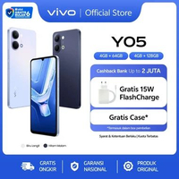 [NEW LAUNCH] vivo Y05 - Desain Premium, 6500mAh Tahan 3 Hari, IP65 Tahan Hujan, Tahan Banting Ekstre
