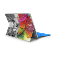 Left and Right Brain Vinyl Sticker for Surface Pro 8/9 Pro X Laptop Decal Skin for Surface Go 2 Pro 5/6 Pro 3 4 Protective Film