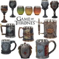 10 Game Styles of Thrones Seven Kingdom Tankards Beer Mug Cup Wine Goblets