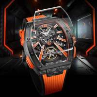 BONEST GATTI Luxury Automatic Mens Watch Black Mechanical Watches For Men Waterproof Luminous Wristwatch Male Relogios Masculino