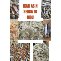 Ikan asin murah serba 10 ribu