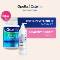 (MULTIVITAMIN KIT) OSTELIN CALCIUM & VIT D3 500IU 60 TABLET - SUPLEMEN KALSIUM & VITAMIN D3 UNTUK ME