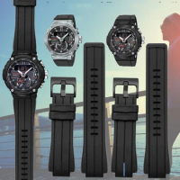 Silicon watchband for Casio G-SHOCK GST-B200 GST-B200D Series Men's Watch strap Chain Accessories Waterproof Resin Silicone Band
