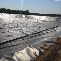 HDPE geomembrane as agriculture pond liner