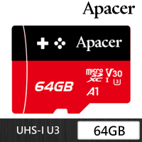 【Apacer 宇瞻】64GB MicroSDXC UHS-I U3 遊戲專用卡