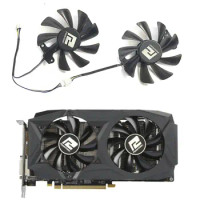 2 FAN Brand new 4-pin 85MM RX580 GPU fan suitable for Dylan Hengjin Red Dragon Radeon RX580 RX480 RX470 graphics card