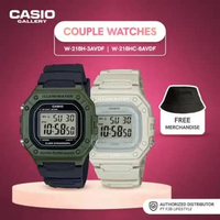 Jam Tangan Couple Casio W-218H-3AVDFxW-218HC-8AVDF