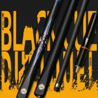 YFEN 57" Black Carbon Fiber Billiard Pool Cue Stick 10.2mm + Extender + Case Set