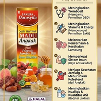 Madu Angkak Darusyifa Sari Kurma Propolis Jambu biji