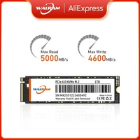 Walram SSD M2 NVME 2TB 1TB Ssd M.2 2280 PCIe 4.0 5000m/s Nmve Hard Disk Internal Solid State Drive for ps5 laptop desktop NMVE