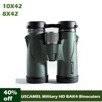 USCAMEL Military 10x42 8x42 HD BAK4 Binoculars High Power Professional Telescope for Hunting Outdoor Sport Bird Watching Camping
