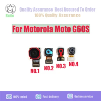 Ori Front Facing Rear Main Camera For Motorola G60S Front Back Big Camera Module Part For Moto G60S Replacement Parts
