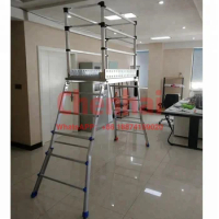 NEW DESIGN Adjustable Aluminium Scaffolding Ladder