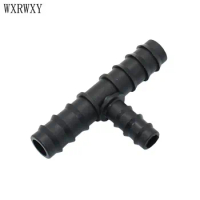 20mm to 16mm hose Tee splitter connector 3/4 to 1/2 hose connector garden irrigation barbed tee 5 pcs