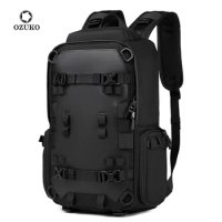 OZUKO Men Backpack High Capacity Casual Travel Bag 15.6 inch Laptop Multifunctional Backpack Quality Waterproof Backpack Mochila
