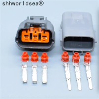 shhworldsea 3 Pin Female or Male Waterproof Cable Connector 6195-0009 6195-0012 For Mitsubishi Nissan Mazda RX8 Ignition Coil