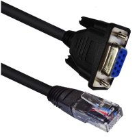 RS232 to RJ45 Serial Adapter RJ45 to RS232 Consoles Cable for Networking Device Debugging and Config