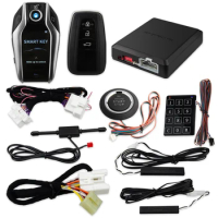 Easyguard EC002-T2-L LCD 2 way remoter PKE 2 way remoter auto lock&amp; unlock remote start push start stop PKE car alarm system