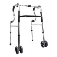 Adjustable light weight mobility adult elderly walking wheel walker rollator for disabled people