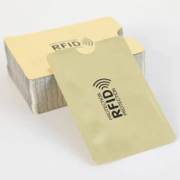 Anti Rfid Card Holder NFC Blocking Reader Lock Id Bank Card Holder outer casing Protect Metal Credit Cardshell Aluminium