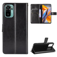 Flip Wallet PU Leather Case for Xiaomi Poco M5S Mobile Phone Case Cover with Card Slot Holders Poco M4/Poco X4 NFC/Poco X3 GT