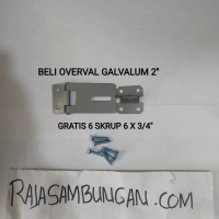 Overval Pintu Galvalum 2 Inch Overval Tempat Gembok 5 Cm Depok
