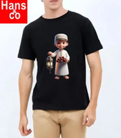 Kaos Pria Premium Motif 3Dimensi Bocah Kurma Animasi Tshirt Oblong Laki Hc0325 By hans & co abu L