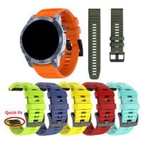 Quick Fit Silicone Strap For For Garmin Fenix 7X 7 7S 6X 6 6S 5S 5 5X 3 3HR Smartwatch Wristband Bracelet correa Accessories