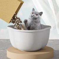 Cat Dog Food Storage Container Moisture-proof Dry Bucket Plastic Box for Storaging Pet Snacks