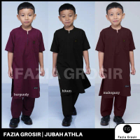 Koko Anak Laki Laki ATHLA by Rainan ORI Usia 1 sampai 12 Tahun Setelan Baju Koko Kurta Muslim Celana